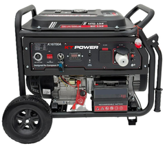 KT Power 8.5 kW Tri-Fuel Portable Generator, Emergency Power Backup Reliable Electric Power Source for Villas, Construction Site and Outdoor