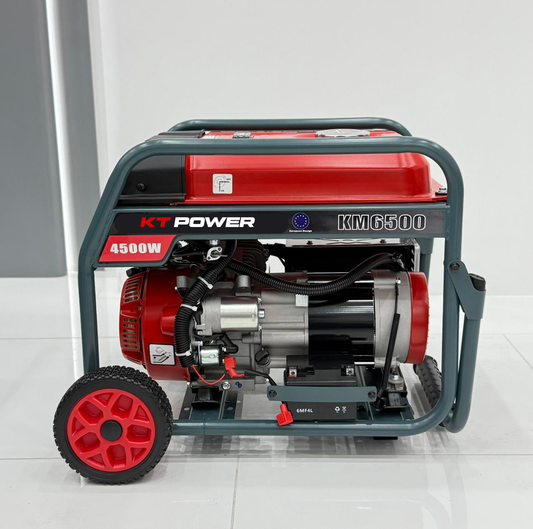 KT Power 4.5 kW COmpact gasoline Generator for Emergency Power Backup for Villas, Offices and Outdoor Use