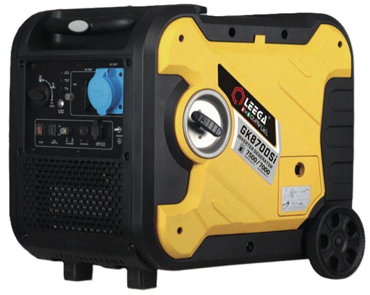 Leega 7.5 kW Silent Inverter Generator, Duel Fuel, 7.5 Hours Run Time Portable Mini Generator for Home Use