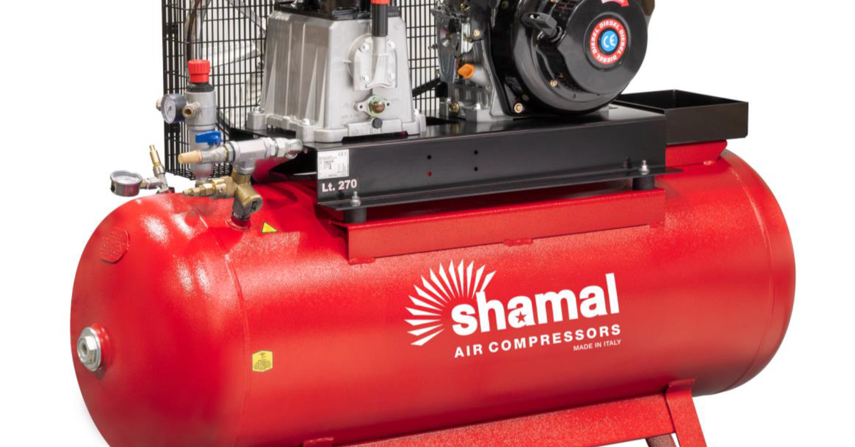 SHAMAL NB7/11S/270F/D Air Compressor Diesel Driven - Khaleejtools.com