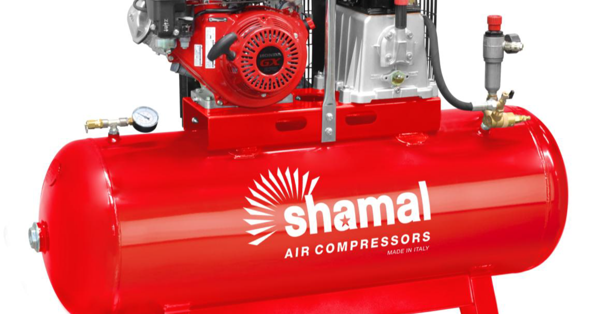 SHAMAL NB7/9S/200F Air Compressor Petrol Driven (Rope Start ...