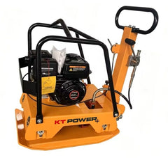 KT Power 120 KG Plate Compactor with 5 HP Petrol Engine, 20 kN Force for Construction