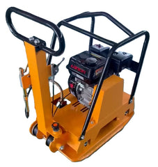 KT Power 120 KG Plate Compactor with 5 HP Petrol Engine, 20 kN Force for Construction