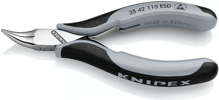 Knipex 35 42 115 ESD | Box Joint Electronic Plier | Multicomponent Handles