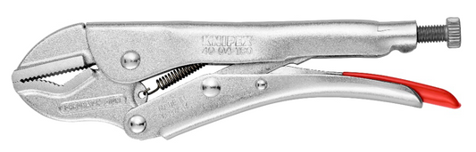 40 04 180 | Locking Grip Pliers | Flat and Round Mouth - 180mm