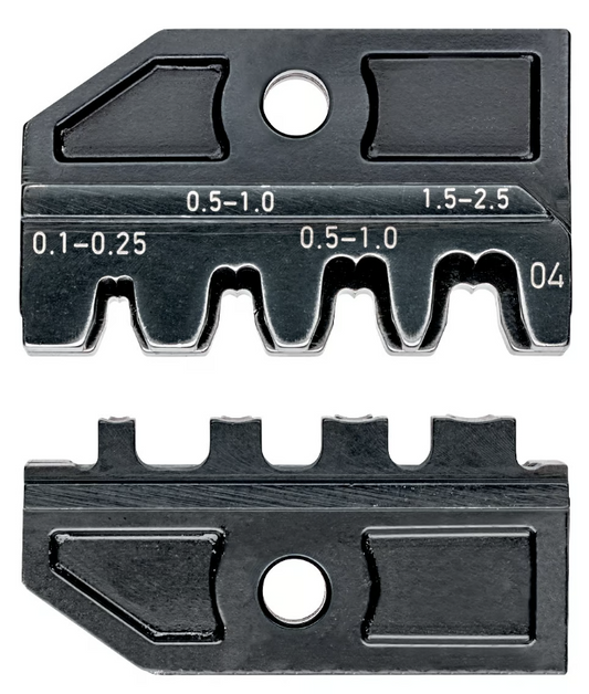 97 49 04 | Crimping die For Non-insulated, Open Plug Type Connectors (2.8 + 4.8mm Width)