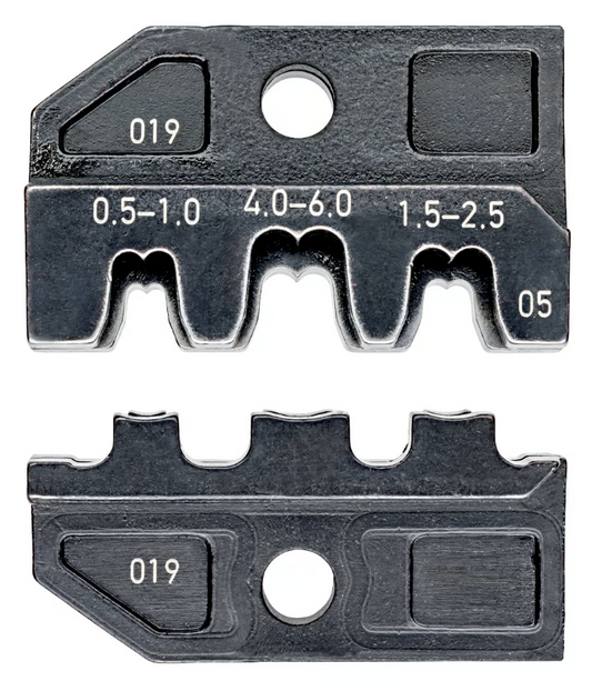 97 49 05 | Crimping die For Non-Insulated Open Plug Type Connectors (Plug Width 4.8 + 6.3mm)
