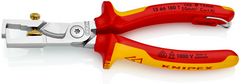 13 66 180 T | VDE StriX® Insulation Stripper / Cable Shears | Multi-Component Handle | Chrome Plated | Tether Attachment- 180mm
