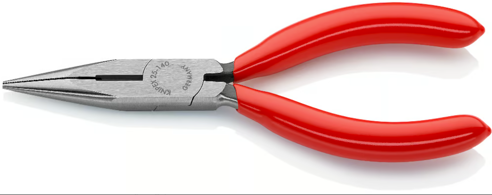 Knipex 25 01 140 | Snipe Nose Radio Pliers | Plastic Coated