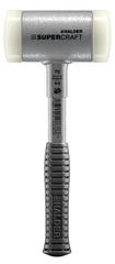 Halder | SUPERCRAFT Soft-Face Mallet | Non-Rebound + Break-Proof Steel Tube Handle - (Various Sizes)