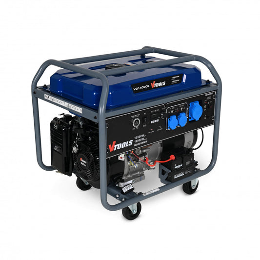 VTools 10500 Watt 36L Petrol Powered Portable Generator