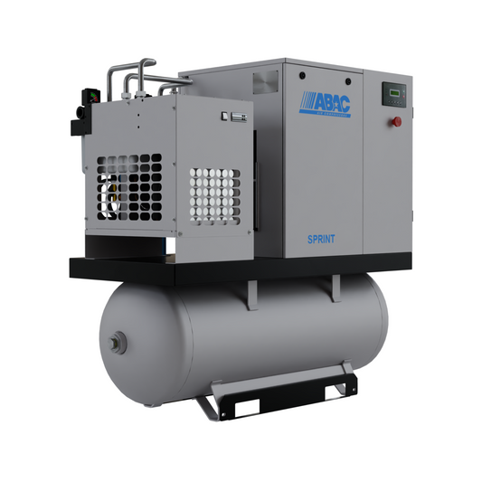 ABAC SPRINT15-TMDD Rotary Screw Compressor 20 HP with Integrated Dryer & 500L Tank