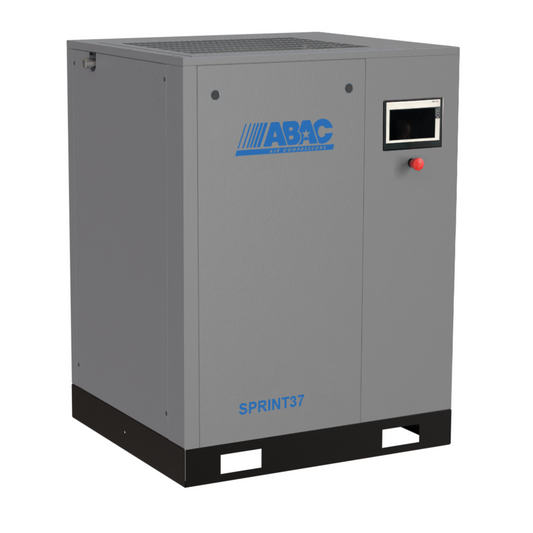 ABAC SPRINT37 Rotary Screw Compressor 50 HP – Compact Oil-Injected Industrial Air Compressor