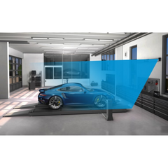 BEISSBARTH Q.LIGN T.41 QG Wheel Alignment Floor-Mounted Support Column, Turnplates & Q.Grip Wheel Clamps. Operation via 27" Monitor