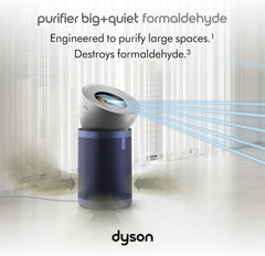 Dyson Big+Quiet Formaldehyde Air Purifier BP03, Wifi Enabled, Prussian Blue/Nickel with 2 years Dyson Warranty