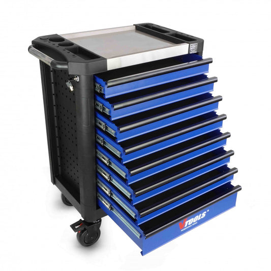 VTools 444Pcs Heavy-Duty Tool Cabinet with 8 Drawers
