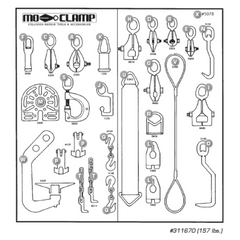 CHIEF CHI-CL311670 Tool Board #10 MO Clamp