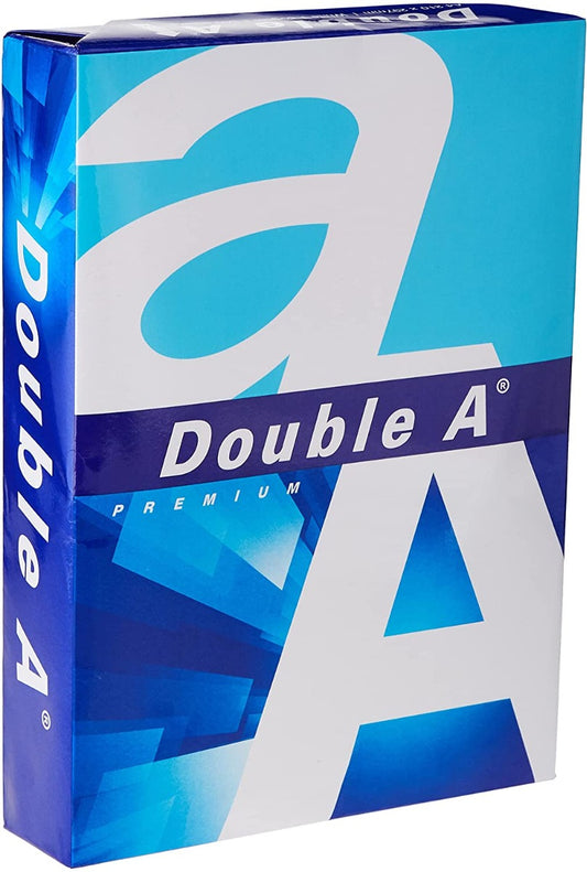 Double A - Printer Copy Paper, Size A4, GSM 80, 500 Pages Ream