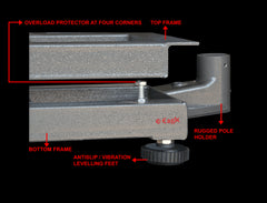 Eagle Platform Weighing Scale, PLT200ST6, 200 Kg, Blue/Silver
