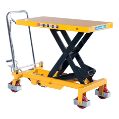 KT Plus Lift Table Truck, Loadng Capacity 1000 KG, Lifting Height 990 mm for Warehouse and Material Handling with 1 Year Warranty