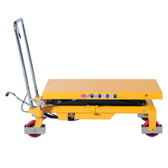 KT Plus Lift Table Truck, Loadng Capacity 500 KG, Lifting Height 880 mm for Warehouse and Material Handling with 1 Year Warranty