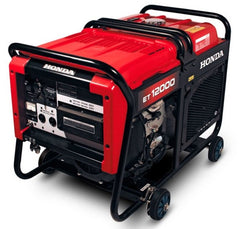 Honda® ET12000, 11 kVA Electric Start 380V Three Phase AVR Petrol Generator with Battery