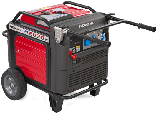 Honda® EU70iS Recoil+Electric Start, Output Power 7000 Watt, 230 V, Single Phase Silent Start Invertor Generator