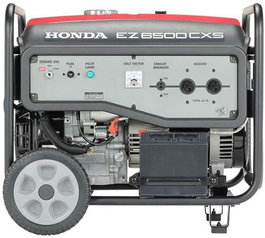 Honda® EZ6500CXS Recoil+Electric Start, Output Power 5500 Watt, 220 V, Electric Start Single Phase AVR Generator