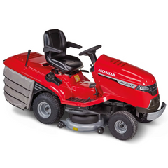 Honda® HF2417HME Premium 40 Inch Cutter Deck Dual Blade Ride on Lawn Mower Tractor with 300L Grass Bag