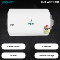 Jaquar Versa Manual E 30 Litres VME-WHT-H030 1.5 kW Horizontal Power Efficient Water Heater with 7 Years Warranty