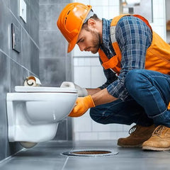 Floor/Wall Mount Toilet WC Installation Service Package by KT Fix