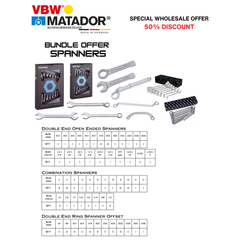 Spanners Bundle Offer (Made in Germany)