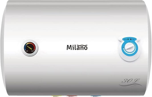 Milano 30L Horizontal Electric Water Heater, Italian Design 1.5kW with 7 Years Warranty