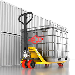 KT Plus Hand Pallet Truck, Loading Capacity 3000 KG, Fork Length 1100 mm for Warehouses Material Handling with 1 Year Warranty