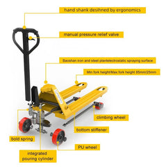 KT Plus Hand Pallet Truck, EPT55011, 1150 x 550MM, 2500 Kg Weight Capacity