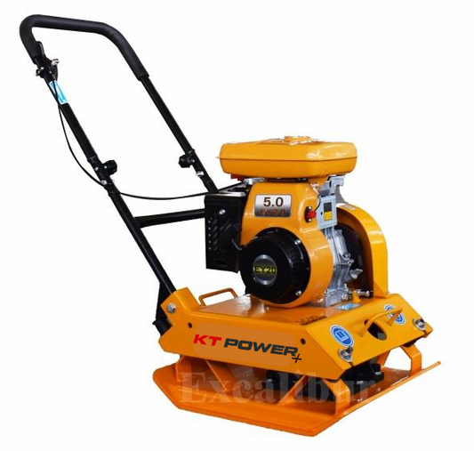 KT Power 90 KG Plate Compactor C-90, 6.5 HP Petrol Engine with 550x440mm Plate