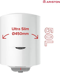 Ariston® 50L Vertical Water Heater PRO1R-50V with 7 Years Warranty, Express Installation Available