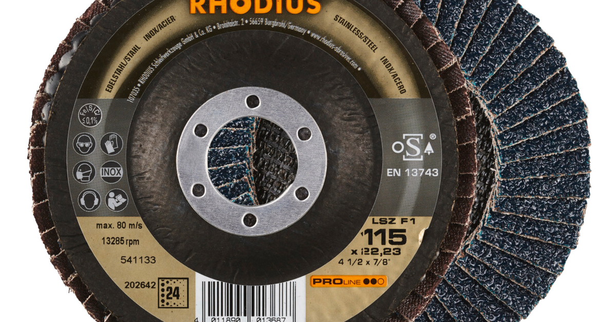 RHODIUS LSZ F Flap Disc – Khaleejtools.com