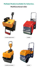 KT Power Double Drum Vibratory Road Roller Walk Behind 570KG 600mm 20KN Hydraulic Drive Asphalt Compactor