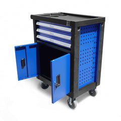 VTools Roller Cabinet with 3-Drawer and ABS Plastic Top