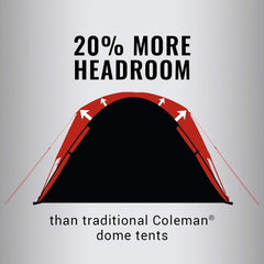 Coleman 4 Persons 366 x 274 cm Skydome Darkroom 4 Camping Tent