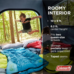Coleman 6 Persons 10 x 9 Feet Skylodge 6 Instant Camping Tent