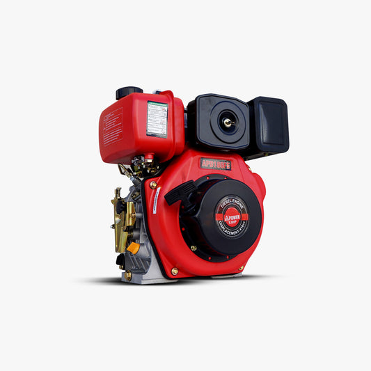 Ai Power APD186FE 8.8HP 418cc Key Start Diesel Engine – Air-Cooled 4-Stroke Replacement for Compressors, Pumps, Mowers & More