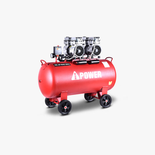 Ai Power HLF20100 – 100L Ultra Quiet & Compact Silent Air Compressor