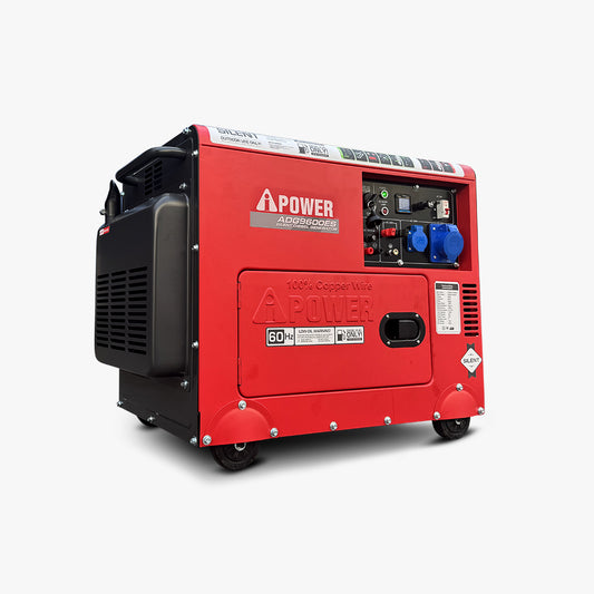 Ai Power ADG9600ES 7kW Silent Diesel Generator | 60Hz | Home Backup