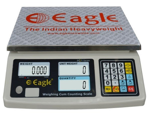 Eagle Counting Cum Weighing Scale, T-30-CT, 30 Kg Capacity, 310 x 225MM Platform