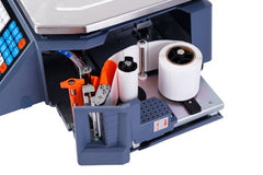 Eagle Rear Type Barcode Label Printing Weighing Scale, T30-EBR-Rear, 30 Kg, Blue/Silver