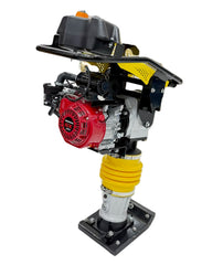 KT Power Gasoline 87 KG, 5.5 HP Tamping Rammer with Honda GX190 Engine and 20 kN Impact Force