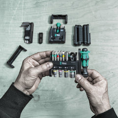 Wera | Tool-Check Modular | 1/4in Socket + Screwdriver Bit Set | 21pc (Various Styles)