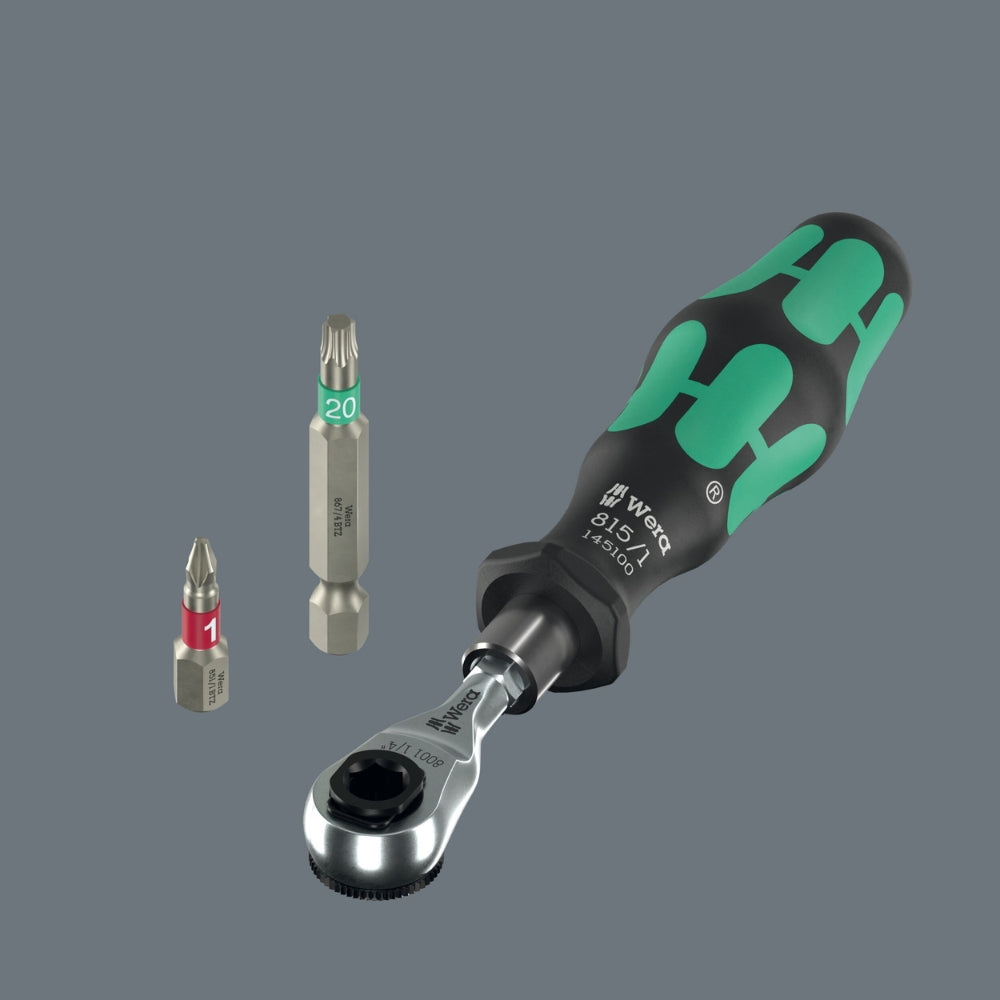 Wera | Tool-Check Modular | 1/4in Socket + Screwdriver Bit Set | 21pc (Various Styles)